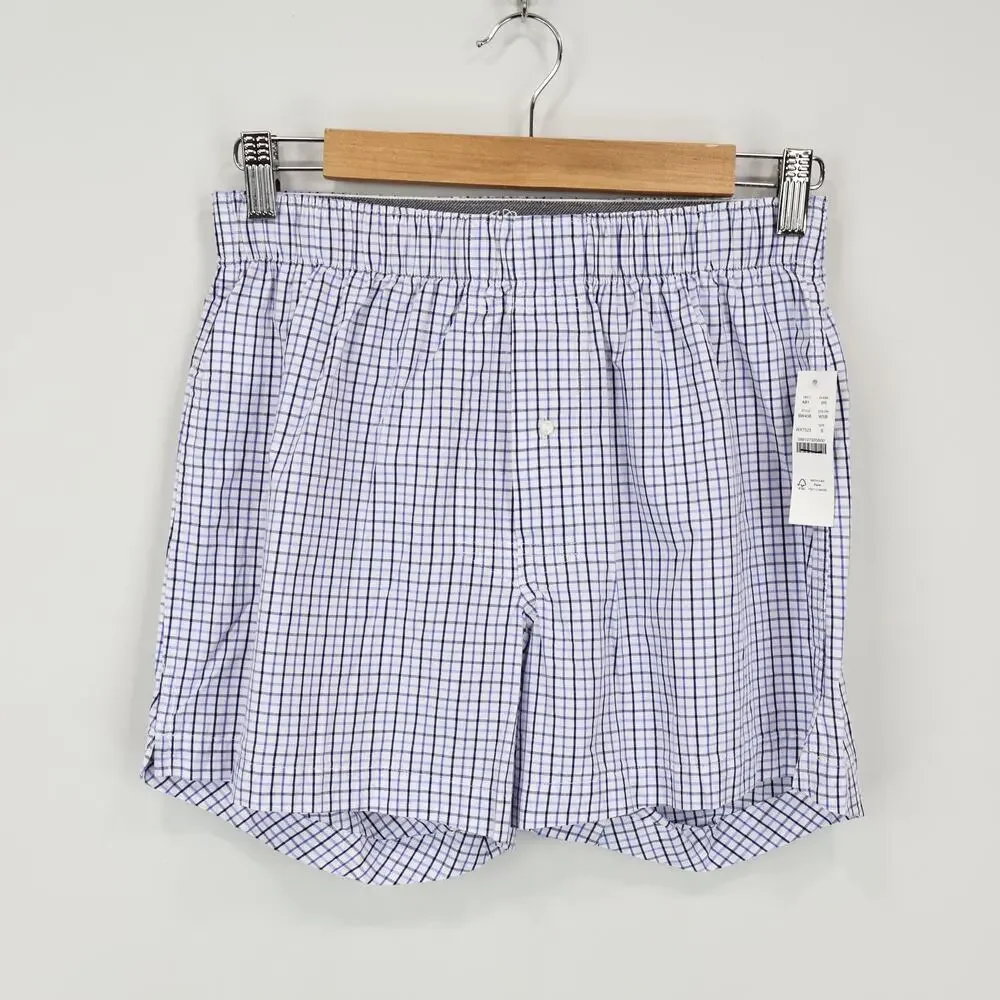 J.Crew Men's Printed Boxers Window Space Blue Size Small NWT